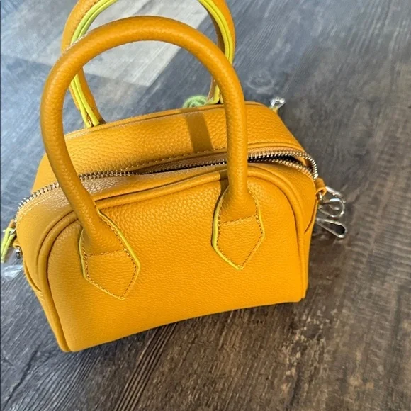 Le Miel vegan Mustard Mini Bag - Picture 5 of 7